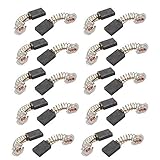 電動ハンマードリルモータ用DealMux 10ペア40x15x11x5mmカーボンブラシパワーツール