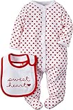 カーターズ Carter's カバーオール & スタイ セット 長袖 足つき 綿100% 2-Piece Snug Fit Cotton Sleep & Play Set 3M (55-61cm)