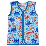 2017年 秋冬 アンパンマン フリース 総柄 スリーパー（小） ANPANMAN サックス◇50cm×30cm