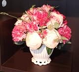 【ミモザオリジナル】「おまかせピンク系アートアレンジ」！【結婚お祝・結婚記念日・誕生日・開店祝い・プレゼント　各種お祝い・記念日に】