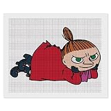 ダイヤモンドアート ムーミン ダイアモンドビーズ 絵画キット5Dダイアモンドカラーストーン 貼り付け DIYダイヤモンド絵画 手作り ダイヤモンドアート ダイヤモンド塗装キット タイプビーズアート ペインティング横型 ラウンド ハンドメイド芸術品装飾 DIY手芸キット
