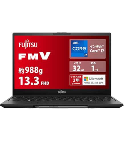 Amazon.co.jp: FMV 富士通 ノートパソコン 日本製 LIFEBOOK WU2/J3 (MS