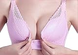 (ビートゥモロー) b-tomorrow レディース 授乳用ブラ 授乳ブラ マタニティー 産前 産後 授乳 前開き ボタン フロント セクシー 大きいサイズ 脇高 大きめ レース LBR003 95 