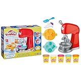 プレイ・ドー キッチンクリエーション、マジカルミキサープレイセット、キッチンアクセサリー付きトイミキサー、ねんどでおかしやさん わくわくスイーツメーカー、アートアンドクラフト、図工、創造性、子ども向け、3才以上 F4718 正規品