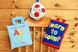 布絵本learn to count&My Alphabet ABC play　book おまけ付きサッカープレイヤーズ　　ファンタイムギフトセット