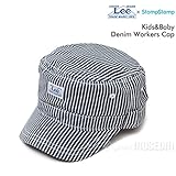 ストンプスタンプ（STOMP STAMP）×リー(LEE) キッズ＆ベビー ダブルネーム LEEデニムワークCAP ヒッコリー 帽子 (54cm) (50cm)