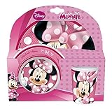 POS 423074 Plate Bowl Cup Gift Set 3-Piece with Minnie Gems Design by POS Handels GmbH