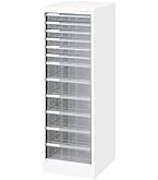 Amazon | ナカバヤシ アバンテV2 フロアケース A4書類収納 12段 グレー