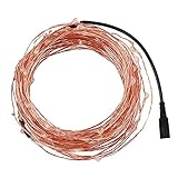 Oria Outdoor String Lights, 33Ft Remote Control Copper Wire with 100 LEDs Starry lights, for Christm