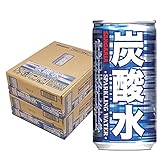 サンガリア 炭酸水 185ml缶×30本入×(2ケース)