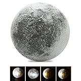 壁Moonランプライトセンサー屋内LEDソフト暖かい照明withリモートコントロールRelaxing Healing Super Moon Night Lightsアート部屋子供寝室Ault寝室