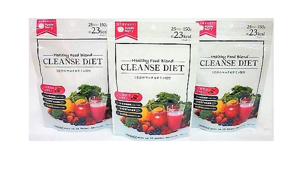 Amazon Co Jp 3個セット クレンズ ダイエット アップルベリー 150g入り 3個 ドラッグストア