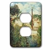 3dRose lsp_127379_6 Willimantic Connecticut by J. Alden Weir 2 Plug Outlet Cover [並行輸入品]