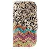 Samsung Galaxy S4 Mini ケース, UNEXTATI 手帳型ケース, Samsung Galaxy S4 Mini ケース カバー, 高品質 PUレザー 手帳型 ウォレット型 財布