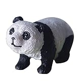 パンダ　置物　ガーデンオーナメント 本物そっくりガーデン置物 可愛い 動物のガーデンオブジェ お庭の置物　キュートなガーデニングインテリア室内 ガーデン 園芸置物
