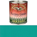 General Finishes QPG Milk Paint, 1 quart, Patina Green [並行輸入品]