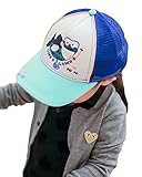 (トヨベイ)Toyobuy 可愛い 子供用 ハット メッシュ 野球帽 ベースボールキャップ 男の子 女の子 ベビー 帽子 カジュアル キャップ 日よけ 通学 遠足（ブルー・52cm）