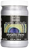 Modern Masters MM591 Matte Metallic Paint, Platinum Silver, Quart [並行輸入品]