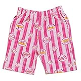 【本体綿100％】2017年 夏物 アンパンマンガール 天竺 フェイスストライプ ５分丈パンツ Anpanman Girl ピンク◇95cm