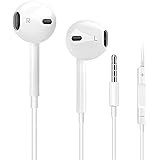 【最新版】イヤホン 有線 高音質 新品 通話可能 多機種対応 軽量 3.5mm ジャック 全システム対応可能 (白)