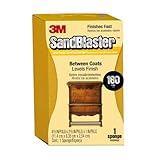 3M 9564 Sand Blaster Dual Angle Sanding Sponge 180-Grit 4.5 by 2.5 by 1-Inch [並行輸入品]