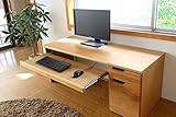 PCデスク パソコン ローデスク 幅120cm カラー：ナチュラル