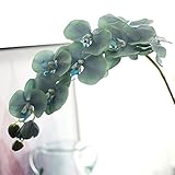 miracliy 1ピース人工バタフライOrchid Flower Forホームオフィスパーティー装飾 ブルー