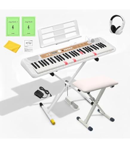 Amazon | CASIO 光ナビゲーションキーボード 61鍵 標準ピアノ形状鍵盤 
