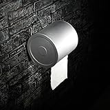 Luxury Chrome Polished Toilet Paper Tissue Roll Holders Box Cover In Wall Bathroom Shower Accessorie