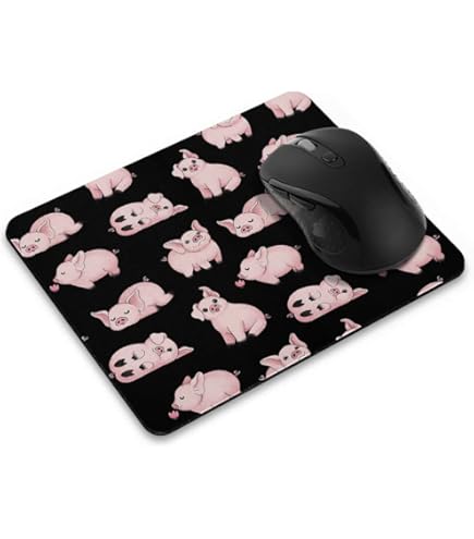 Mouse Pad Wrist Support, KAIGOBOX Mouse Pad, Kawaii Pink Mouse Pad With Piggy Pattern Desktop Computer Laptop Ergonomic Mouse Pad For Wireless Mouse Mousepad With Wrist Rest For Gaming Home Office - View #5