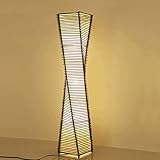 東南アジアシンプルなフロアランプ現代のクリエイティブな居間スタディベッドルーム竹照明光源なしの照明