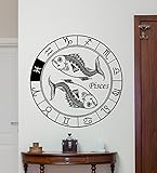 ピース壁デカール星占いホロスコープPieces Zodiac Signビニールステッカークール壁アートデザイン壁装飾家庭用品キッズ少年少女部屋寝室装飾取り外し可能な壁壁画6hor