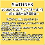 《2形態セット》 SixTONES LIVE YOUNG OLD(ヤングオールド)【初回盤+通常盤】ライブ ドームツアー ストーンズ ライブ 最新 (DVD)