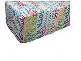 Peace Love Rock N Roll Monkey (FITTED SHEET ONLY) Size TWIN Boys Girls Kids Bedding [並行輸入品]