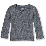 THE CHILDREN'S PLACE(ザ・チルドレンズプレイス) トドラーアクティブボーイズロングスリーブヘンリー タイダル トップス長袖Tシャツ 18～24ヶ月【並行輸入】