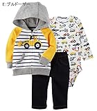 カーターズ Carter's パーカー ボディスーツ パンツ 3点セット ベビー服 男の子 ブルドーザー (24months(83-88cm)) [並行輸入品]