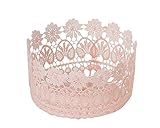 ギフトの詰め合わせに 丸和貿易 ホシュティード ラウンドバスケット ピンク (S) 400646401