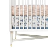 Flight Canvas Crib Skirt by Dwell Studio