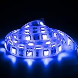 LINSAM USB 防水 LED テープ ライト 1m60led DC5V 強力粘着両面テープ LEDテープライト LEDテープ USB 防水 5050SMD 昼光色 電球色 LEDライト ledテ