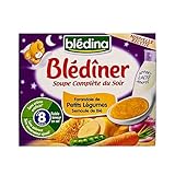 Bledinerスープ野菜＆セモリナ2×25Cl (Bledina) (x 6) - Bledina Blediner Soup Vegetables & Semolina 2 x 25cl (Pac