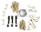 Darice Brass Plated Picture Hanger Assortment [並行輸入品]