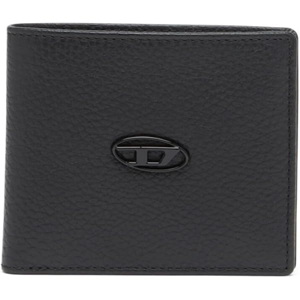 Amazon | ディーゼルX09653 P3738 T8013 二つ折り財布 レザー ロゴ BI
