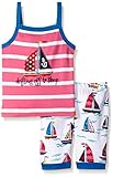 Hatley ハットレイ 女の子 セールボード柄、タンクトップショーツパジャマ 90cm、2Y(89cm) マルチカラー 綿100% PJMSAIL001