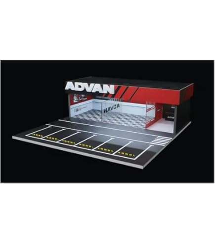 Amazon.co.jp: 1/64 ガレージ MO936100A Moreart LBWK 模型 ピット