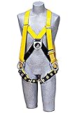 3M DBI-SALA Delta 1102876 Step-In-Style-Full Body Harness, Front/Back/Side D-Rings, Tongue Buckle Le