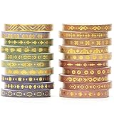 YUBX マスキングテープ 20個 セット 細い和紙テープ 基本パターン DIYクラフト ジャーナル 手帳 プラン ナー スクラップブック ラッピング プレゼント装飾 (四季)