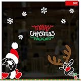 matoen Merryクリスマス背景壁装飾取り外し可能な壁ステッカー free size Matoen
