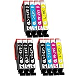 【Momono】SAT-6CL サツマイモ SAT-4CL 互換インク （5BK/2C/2M/2Y） 4色セット （合計11本） SAT 互換 インクカートリッジ 大容量 個別包装 最新ICチープ搭載 残量表示 増量 対応機種：EP-712A EP-713A EP-714A EP-715A EP-716A EP-812A EP-813A EP-814A EP-815A EP-816A