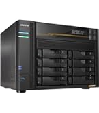 Amazon.co.jp: ASUSTOR ASUS子会社 NAS キット 10ベイ AS6510T