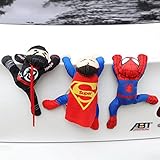 SCLYX 車用外装品 車外装 車ステッカー 吸盤付 車エンブレム 忍者ぬいぐるみ 車飾り カッコいい おもしろい かわいい 癒し 車デコレーション 自動車 オートバイ バイク 汎用＃20309 (マグネット忍者)